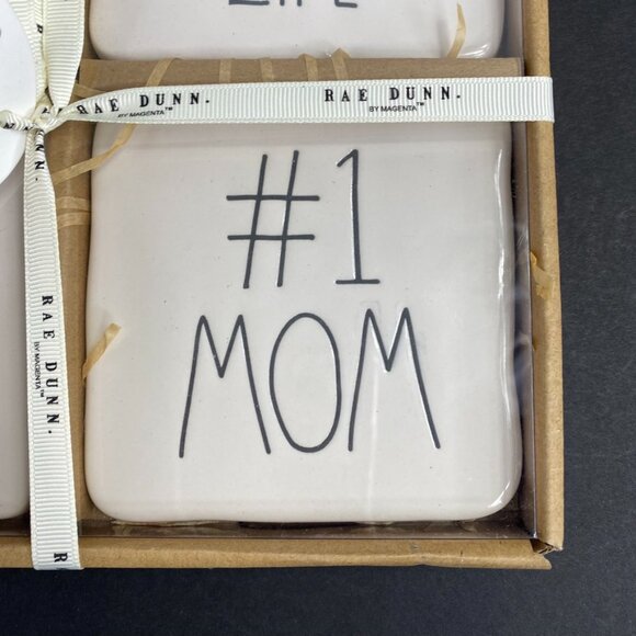 Rae Dunn Mom Coasters Set - Picture 6 of 7